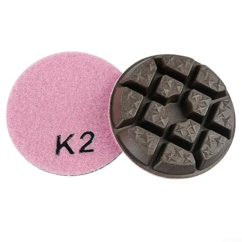 Trockene Polierpad-Set 4-Stufen 3 Zoll 80Mm Schleifscheiben Für Granit Marmor Beton Quarz Schleifpad Diamantschleifer Polierwerkzeug Trocken-Nass-Anwendung(NO2) von URPIZY