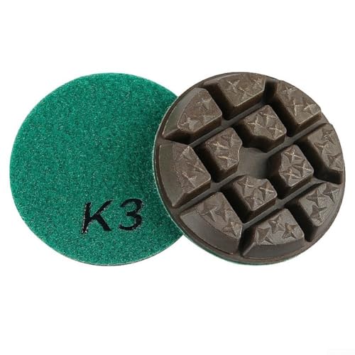 Trockene Polierpad-Set 4-Stufen 3 Zoll 80Mm Schleifscheiben Für Granit Marmor Beton Quarz Schleifpad Diamantschleifer Polierwerkzeug Trocken-Nass-Anwendung(NO3) von URPIZY