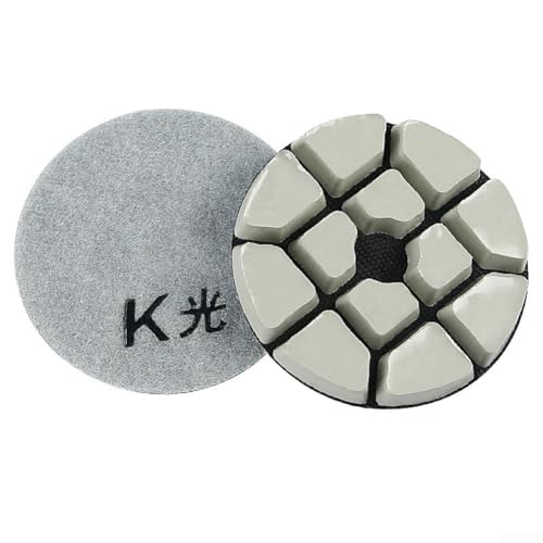 Trockene Polierpad-Set 4-Stufen 3 Zoll 80Mm Schleifscheiben Für Granit Marmor Beton Quarz Schleifpad Diamantschleifer Polierwerkzeug Trocken-Nass-Anwendung(NO4) von URPIZY