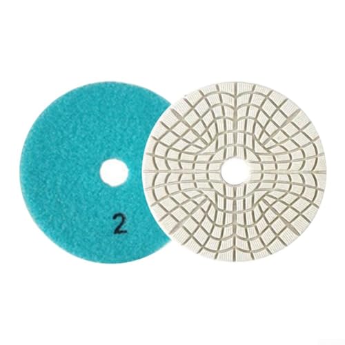 URPIZY Diamant Schleifscheiben Set Polierpads Für Steinbearbeitung Naturstein Terrazzo Betonboden Nass & Trocken Polieren Mit Klettsystem(Grit 2) von URPIZY