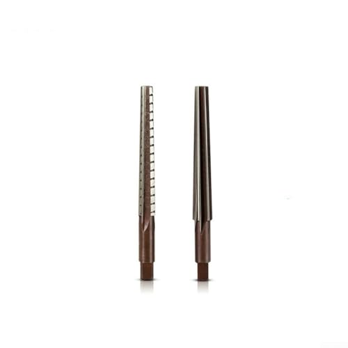 URPIZY Handreibahle-Set, gerader Schaft, Handreibahlen MT 1/2/3/4/5 für MORSE Kegelstecknuss, Präzisionslegierung, Werkzeugstahl, Schruppen für Aluminium, Gusseisen, Kupfer, Bohrfräsen (MT1-Set) von URPIZY