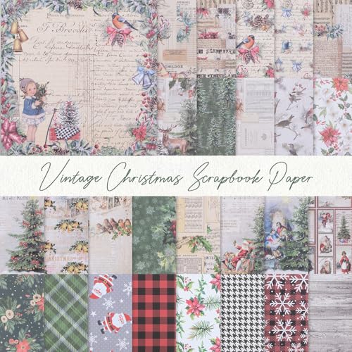 URROMA 48 Stück Weihnachts-Scrapbook Collage Supplies Pack, 4 Stile Scrapbook Verzierungen DIY Karte Dekor für Fotorahmen Album Notizbuch Journal URROMA 48 Stück Weihnachts-Scrapbook Collage Supplies Pack, 4 Stile Scrapbook Verzierungen DIY Karte Dekor für Fotorahmen Album Notizbuch Journal von URROMA