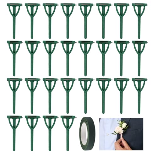 URROMA 50 Stück Anstecknadeln für Herren, Anstecknadeln aus Kunststoff, Sicherheitsnadeln, T-Form, Clips, Halter für Hochzeit, Corsage, DIY, Knopfherstellung, Party-Dekoration URROMA 50 Stück Anstecknadeln für Herren, Anstecknadeln aus Kunststoff, Sicherheitsnadeln, T-Form, Clips, Halter für Hochzeit, Corsage, DIY, Knopfherstellung, Party-Dekoration von URROMA