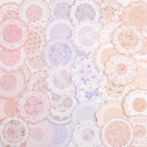 URROMA Rosa Floral Scrapbooking-Papier, 90 Blätter, Matte, A4, Kunst- und Bastelprojekte, Journaling, Verpackung, Notizen URROMA Rosa Floral Scrapbooking-Papier, 90 Blätter, Matte, A4, Kunst- und Bastelprojekte, Journaling, Verpackung, Notizen von URROMA