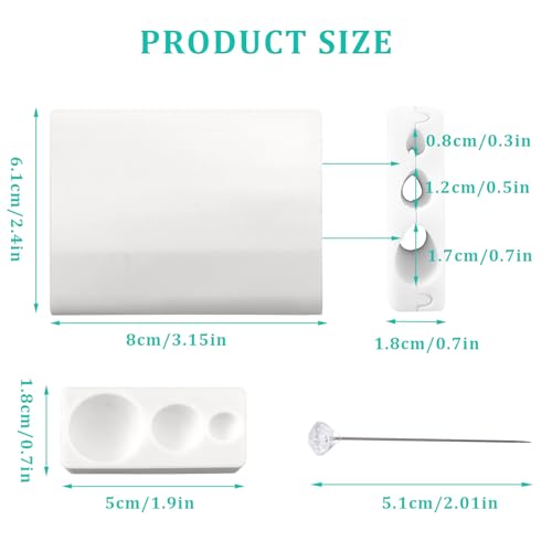 URROMA Modelliermassen-Perlenroller und Perlenlochmacher & Ohrringe, Polymer-Ton-Perlen, Ohrringherstellung, Werkzeug-Set, Tonformen und Piercing für DIY-Schmuckdekoration URROMA Modelliermassen-Perlenroller und Perlenlochmacher & Ohrringe, Polymer-Ton-Perlen, Ohrringherstellung, Werkzeug-Set, Tonformen und Piercing für DIY-Schmuckdekoration von URROMA