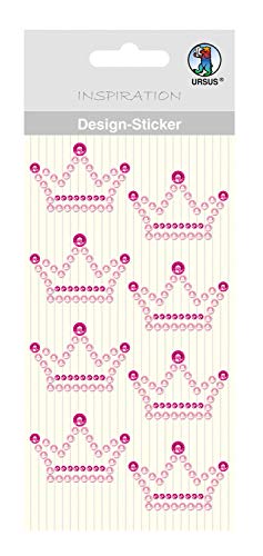Ursus 75070036 - Design Sticker, Krone, rosa/pink, 8 Stück, selbstklebend, einfach von der Folie abzuziehen, ideal geeignet für Scrapbooking, Kartengestaltung und zur Dekoration Ursus 75070036 - Design Sticker, Krone, rosa/pink, 8 Stück, selbstklebend, einfach von der Folie abzuziehen, ideal geeignet für Scrapbooking, Kartengestaltung und zur Dekoration von Ursus