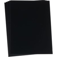 Enkaustik Malkarten schwarz, DIN A4 von Schwarz