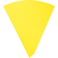Schultüte aus Fotokarton - Sonnengelb von Gelb