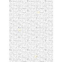 Transparentpapier "Silver Style Worte" Transparentpapier "Silver Style Worte" von URSUS