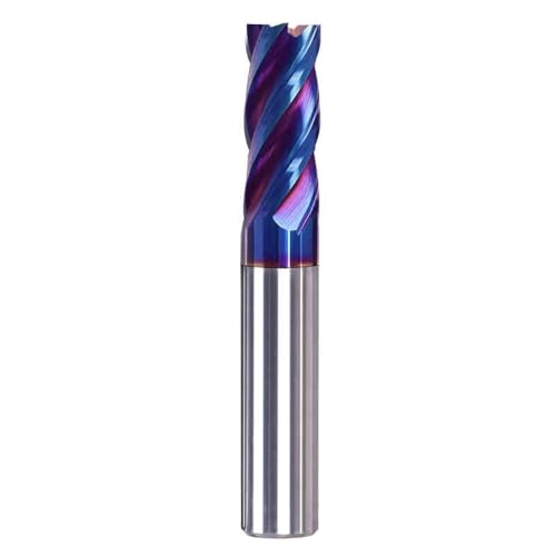 4 Nuten Hrc65 Hartmetall-Schaftfräser CNC-Schneidwerkzeuge Hartmetall-Schaftfräser aus Legierung Wolframstahl-Fräser Quadratischer Fräser (10 x 40 x 10 x 100) von URTYP