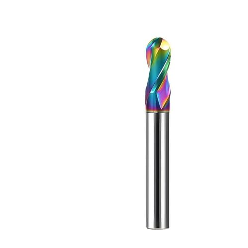 HRC50/55/70 2-schneidig R0,5-R6,0 mm CNC-Maschinenfräser, Hartmetall-Kugelfräser für die Stahl-/Aluminiumverarbeitung, R6x24x12Dx75L, HRC55, DLC HRC50/55/70 2-schneidig R0,5-R6,0 mm CNC-Maschinenfräser, Hartmetall-Kugelfräser für die Stahl-/Aluminiumverarbeitung, R6x24x12Dx75L, HRC55, DLC von URTYP
