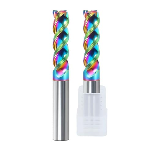 HRC65 3-schneidig für Aluminium-U-Nut-Fräser aus Wolframstahl, Beschichtung aus Hartmetall, CNC-Fräserwerkzeuge, 10 x 55 x 10 D x 150 L von URTYP