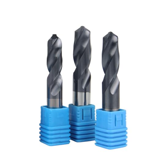 Hartmetalllegierung 3D-Bohrer Wolframstahl Superharter rostfreier Bohrer Gerader Griff Volles Intervall 0,1 mm Für CNC-Drehmaschinen, 16,0 mm von URTYP