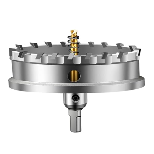 Hochleistungs-TCT-Lochsäge - Hartmetallbohrer für Edelstahl, Gusseisen, Hartholz und Kunststoffmaterialien (121 mm) von URTYP