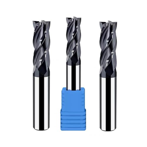 Hrc50 4-schneidiger Nano-Beschichtung Wolframstahl-Hartmetall-Schaftfräser CNC-Bearbeitungswerkzeuge Edelstahl-Fräser 1-20 mm (1 STK./18x40Cx18Dx100L) von URTYP