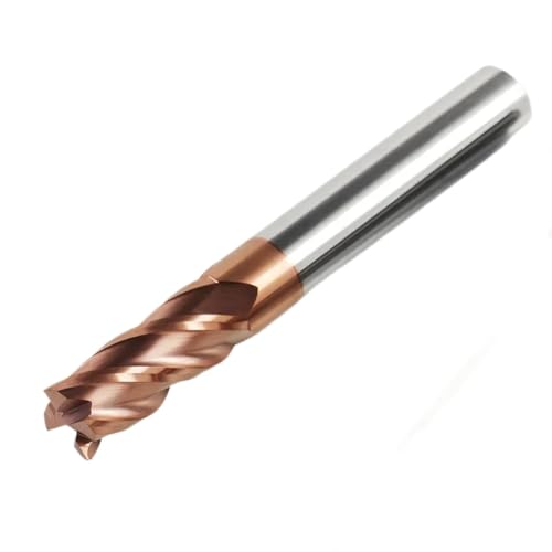 Hrc55 Hartmetall-Schaftfräser, 4 Nuten, Metall, Stahl, Wolfram, Fräser, Legierungsbeschichtung, Schneidwerkzeug, CNC-Bearbeitung, 1 2 3 4 5 6 7 8 9–20 mm (10 x 30 x 10 x 75) von URTYP