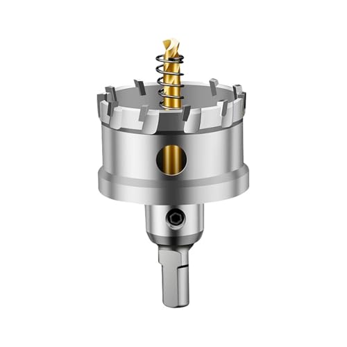 Plug-and-Play-Lochsäge – keine festsitzenden Metallstücke, schneidet 1 Zoll dicke Materialien, für Heimwerker (38 mm) von URTYP