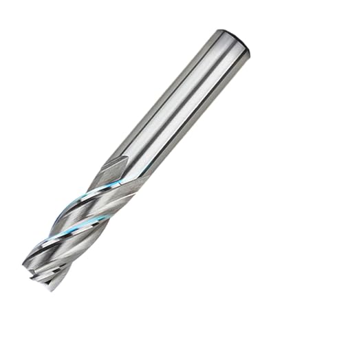 Schaftfräser, hochpräziser HSS-Metallfräser, Kobalt, D1–32 mm, 2 3 4 Nuten, Zähne, Aluminium-Fräswerkzeug, Schlüsselsitz-Fräser (20 mm/2 Nuten, HSS) von URTYP