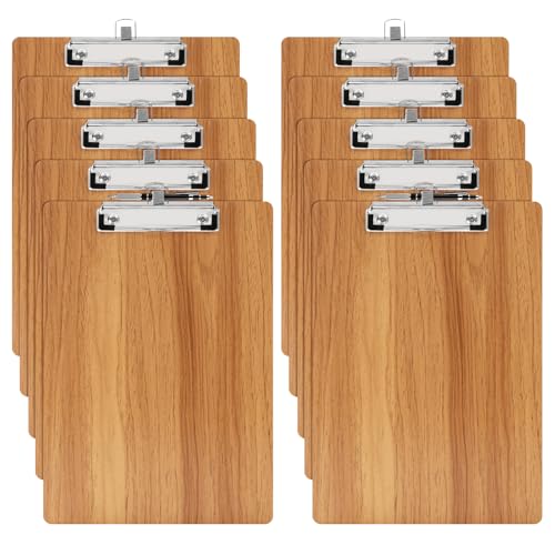 URbantin Klemmbrett Holz A4,Klemmbrett aus Holz mit Stifthalter,Klemmbretter für Geschäft, Büro, Schule Oder Restaurant (10 Stück) URbantin Klemmbrett Holz A4,Klemmbrett aus Holz mit Stifthalter,Klemmbretter für Geschäft, Büro, Schule Oder Restaurant (10 Stück) von URbantin