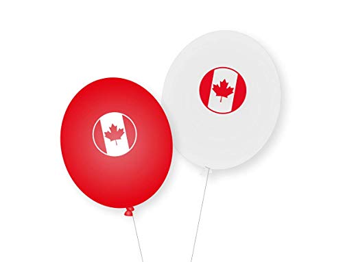 8 Luftballons * KANADA * als Deko für Mottoparty, Länderparty und Geburtstag | Ballons Party Set Amerika 8 Luftballons * KANADA * als Deko für Mottoparty, Länderparty und Geburtstag | Ballons Party Set Amerika von USA-Party: