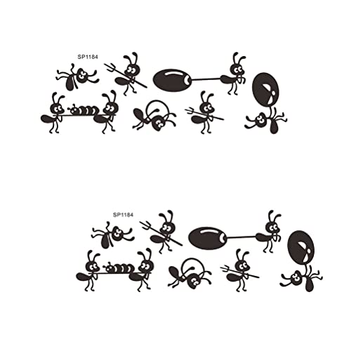 USHOBE 2 Bögen Ameisen Die Sich Bewegen Aufkleber Cartoon-Tier-Wandtattoo 3D-Ameisen-Spaß-Wandtattoos Kinderzimmer-Wandtattoos Abnehmbare Wandaufkleber 3D-Wandtattoos USHOBE 2 Bögen Ameisen Die Sich Bewegen Aufkleber Cartoon-Tier-Wandtattoo 3D-Ameisen-Spaß-Wandtattoos Kinderzimmer-Wandtattoos Abnehmbare Wandaufkleber 3D-Wandtattoos von USHOBE