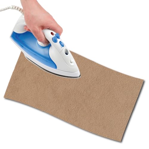 USIT, 1 Stück Wildlederstoff Reparatur Thermoadhäsiv, 23x60 cm, Ideal zum Ausbessern von Hosen, Jacken und Hemden, Unveränderliche Farben, Beige USIT, 1 Stück Wildlederstoff Reparatur Thermoadhäsiv, 23x60 cm, Ideal zum Ausbessern von Hosen, Jacken und Hemden, Unveränderliche Farben, Beige von USIT