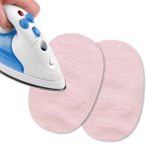 USIT, 2 Stück Mini-Flicken zum Aufbügeln aus Jerseystoff, 13x9 cm, Ideal zur Reparatur von Trainingsanzügen, Hemden und Sporthosen, Rose USIT, 2 Stück Mini-Flicken zum Aufbügeln aus Jerseystoff, 13x9 cm, Ideal zur Reparatur von Trainingsanzügen, Hemden und Sporthosen, Rose von USIT