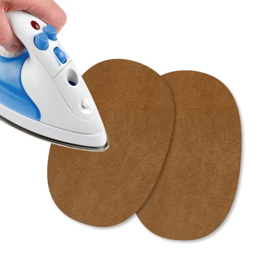 USIT, 2 Stück Mini-Flicken zum Aufbügeln aus Wildlederstoff, 13x9 cm, Ideal zum Ausbessern von Hosen, Jacken und Hemden, Unveränderliche Farben, Kamel USIT, 2 Stück Mini-Flicken zum Aufbügeln aus Wildlederstoff, 13x9 cm, Ideal zum Ausbessern von Hosen, Jacken und Hemden, Unveränderliche Farben, Kamel von USIT