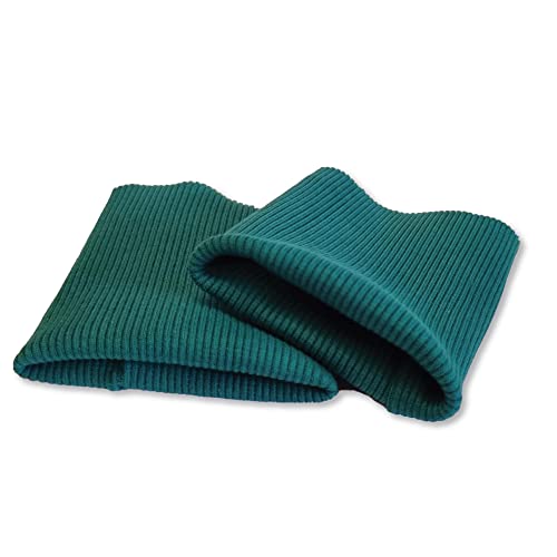 USIT, Bündchen aus Baumwolle, 8 x 9 cm, ideal zur Reparatur von Hemden und Sweatshirts, 1 Paar, dunkelgrün USIT, Bündchen aus Baumwolle, 8 x 9 cm, ideal zur Reparatur von Hemden und Sweatshirts, 1 Paar, dunkelgrün von USIT