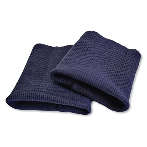 USIT, Handgelenke aus Baumwolle, 8 x 9 cm, ideal zur Reparatur von Hemden und Sweatshirts, 1 Paar, mittelblau USIT, Handgelenke aus Baumwolle, 8 x 9 cm, ideal zur Reparatur von Hemden und Sweatshirts, 1 Paar, mittelblau von USIT