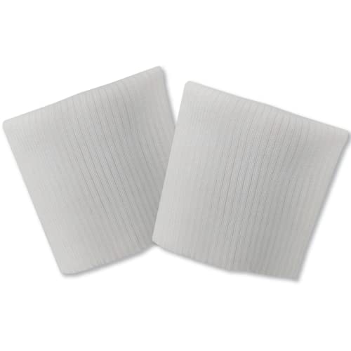 USIT, Manschetten aus Wolle, 8 x 9 cm, ideal zum Reparieren von Jacken und Jacken, 1 Paar, Weiß USIT, Manschetten aus Wolle, 8 x 9 cm, ideal zum Reparieren von Jacken und Jacken, 1 Paar, Weiß von USIT