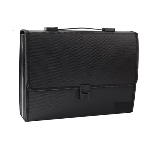 USOHJZ Akkordeonordner Organize 26 Grid Verdickung Erweiterung Datei Ordner A4 Papier Halter Büro Dokument Organizer wasserdichte Fall for Dokumente(Black) von USOHJZ