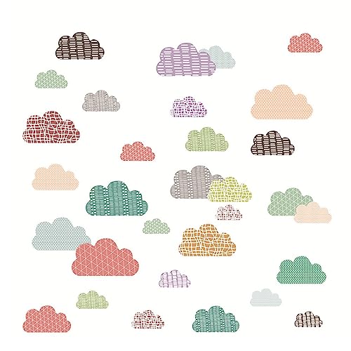 Kinderzimmer Wandsticker - Wolkenmuster Aufkleber für Kinderzimmerwand. Kinderzimmer Wandsticker - Wolkenmuster Aufkleber für Kinderzimmerwand. von USTNIR