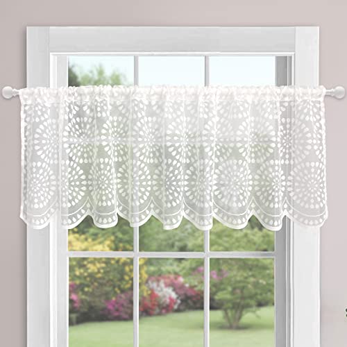 Voile Gardinen Kurz Bistrogardine Scheibengardinen - Weiß Jacquard Kurzgardinen Kurzstore Regentropfen Muster Zeitgenössischer Unifarbige Gardine Für Arbeitszimmer Schlafzimmer Küche, 45x180cm Voile Gardinen Kurz Bistrogardine Scheibengardinen - Weiß Jacquard Kurzgardinen Kurzstore Regentropfen Muster Zeitgenössischer Unifarbige Gardine Für Arbeitszimmer Schlafzimmer Küche, 45x180cm von USbelff