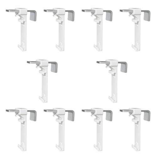 10 Stück Klemmhalter für Klemmfix Rollo, Doppelrollo, Duorollo ohne Bohren zum Klemmen und Kleben, als Zubehör Ersatzteil für die Befestigung am feststehenden PVC-Fenster 10 Stück Klemmhalter für Klemmfix Rollo, Doppelrollo, Duorollo ohne Bohren zum Klemmen und Kleben, als Zubehör Ersatzteil für die Befestigung am feststehenden PVC-Fenster von UTEFIF