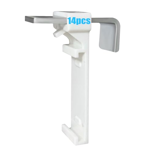 14 Stück Klemmhalter für Klemmfix Rollo, Ersatzteile Rollo Klemmträger, Duorollo ohne Bohren zum Klemmen und Kleben, als Zubehör Ersatzteil für die Befestigung am feststehenden PVC-Fenster 14 Stück Klemmhalter für Klemmfix Rollo, Ersatzteile Rollo Klemmträger, Duorollo ohne Bohren zum Klemmen und Kleben, als Zubehör Ersatzteil für die Befestigung am feststehenden PVC-Fenster von UTEFIF