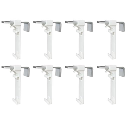 8 Stück Klemmhalter für Klemmfix Rollo, Doppelrollo, Duorollo ohne Bohren zum Klemmen und Kleben, als Zubehör Ersatzteil für die Befestigung am feststehenden PVC-Fenster 8 Stück Klemmhalter für Klemmfix Rollo, Doppelrollo, Duorollo ohne Bohren zum Klemmen und Kleben, als Zubehör Ersatzteil für die Befestigung am feststehenden PVC-Fenster von UTEFIF