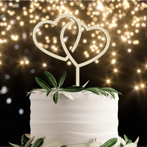Cake Topper Herz aus Holz,Kuchendekoration Cake Topper Herz aus Holz,Kuchendekoration von UTEFIF