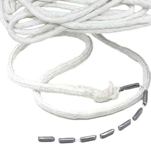 UTEFIF Bleiband für Gardinen, 5M Schwer Bleikette Gardinenbeschwerer Vorhang Beschwerer Outdoor Glatte Aufhängung Perfekte Falten, für Vorhänge Gardinen Stoffe Moskitonetz UTEFIF Bleiband für Gardinen, 5M Schwer Bleikette Gardinenbeschwerer Vorhang Beschwerer Outdoor Glatte Aufhängung Perfekte Falten, für Vorhänge Gardinen Stoffe Moskitonetz von UTEFIF