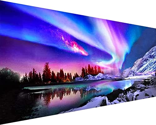 UTELKA Aurora Diamond Painting Groß(40x70cm)- Erwachsene ,Aurora Diamant Painting Bilder Für Wohnzimmer Schlafzimmer Wand Dekoration von UTELKA