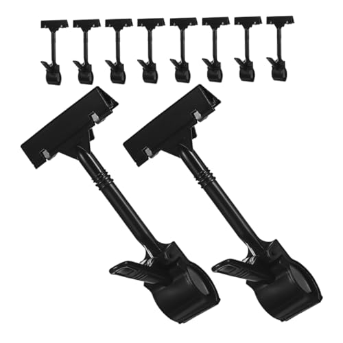 10Stücke Förmige Schilderhalter mit Klemme Schwarzer Drehbare Schilderclips für Einzelhandel Stabile Etikettenhalter für Ansprechende Produktpräsentation 10Stücke Förmige Schilderhalter mit Klemme Schwarzer Drehbare Schilderclips für Einzelhandel Stabile Etikettenhalter für Ansprechende Produktpräsentation von UTHCLO