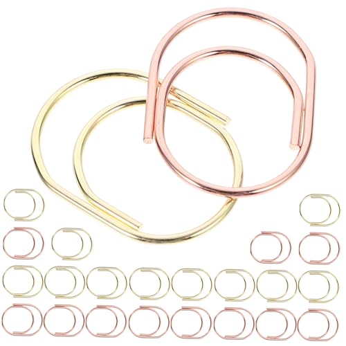 24Stücke Büroklammern Metall Clips Kreativen Formen Bürobedarf Büroklammern für Dokumente Notizen und Langlebig und Praktisch für Schule und Büro 24Stücke Büroklammern Metall Clips Kreativen Formen Bürobedarf Büroklammern für Dokumente Notizen und Langlebig und Praktisch für Schule und Büro von UTHCLO