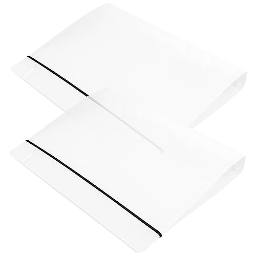 2Stücke Matte Bindemittel Cover für Strapazierfähige Notizblock Hülle aus Material mit Band Robuste und Praktische Binder für Schule und Büro Geschenkidee von UTHCLO