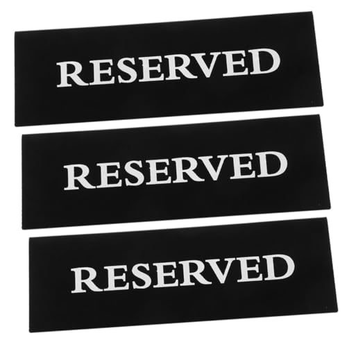 3Stücke Tischaufsteller für Reservierungen Acryl Goldfarbene für Hochzeit Restaurant für Hotels und Privathäuser Langlebig 3Stücke Tischaufsteller für Reservierungen Acryl Goldfarbene für Hochzeit Restaurant für Hotels und Privathäuser Langlebig von UTHCLO