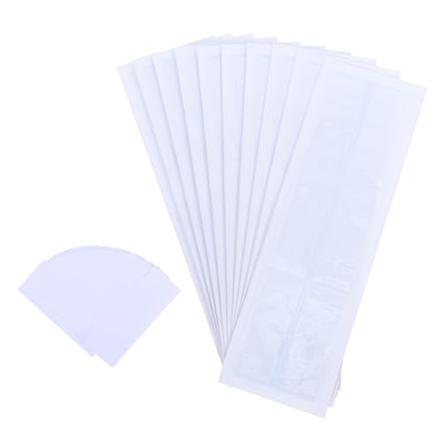 50 Sets Transparente Klebetaschen: Selbstklebende Etikettentaschen Aus Kunststoff – Karteikartenhalter, Hüllen Mit Einsteckkarten Für Lagerbehälter, Notizbücher, Regale, Ordner, von UTHCLO