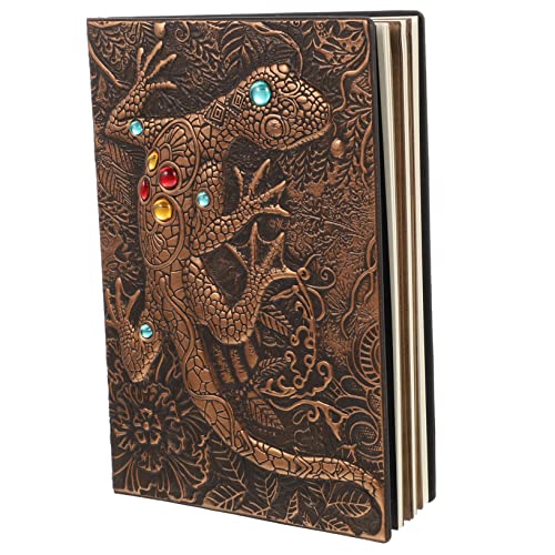 Notizbuch Mit Vintage Prägung Hochwertiges Leder Stilvoller Schülerplaner Für Tägliche Notizen Und Erinnerungen Schreibbuch Für Büro Und Reisen von UTHCLO