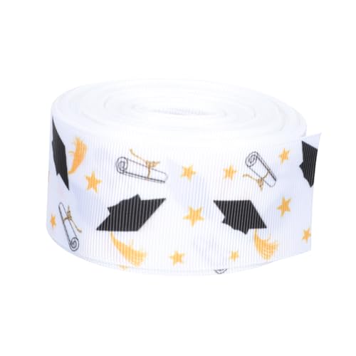 UTHCLO 1 Rolle Dekoband Wanddekorationen Tüll Rosa Band Schleife Hochzeit Abschlusskappe Dekoration Banner Bürodekor Frühlingsband Mintband Für Blumenstrauß Kit Lei Weißes von UTHCLO