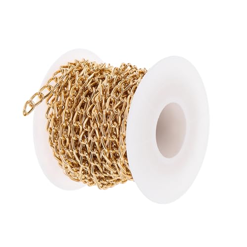 UTHCLO 1 Rolle Diy Schmuckkette Aluminium für Armbandherstellung Yards Bastelprojekte für Schmuckliebhaber von UTHCLO
