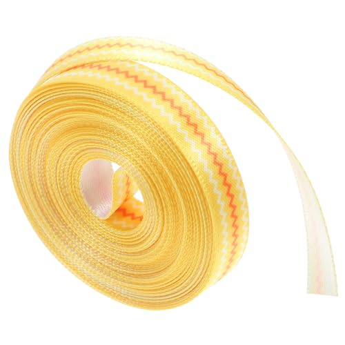 UTHCLO 1 Rolle Geschenkband Sackleinen Spitzenband Süßigkeiten Künstliche Pflanzen Weihnachtsbänder Sackleinen Blattband Tischläufer Weihnachtsband Mit Draht von UTHCLO