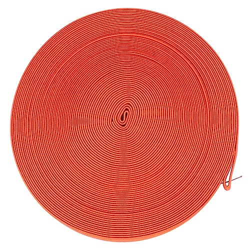 UTHCLO 1 Rolle Gummiband Elastizbänder Elastisches Band Selber Machen Dehnbares Elastisches Band Flache Elastische Kordel Elastische Spule Nähen Orange von UTHCLO